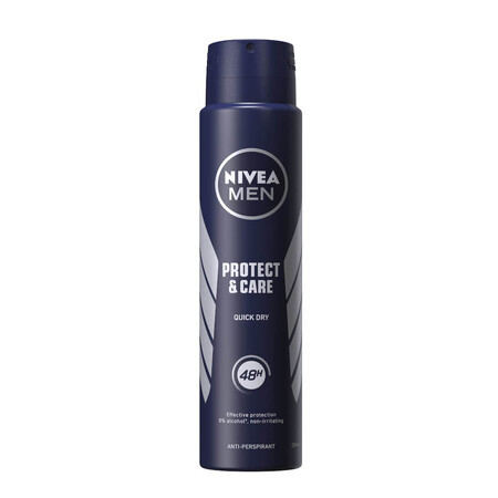 Nivea Men Protect amp ; Care Antiperspirant Spray, 250ml