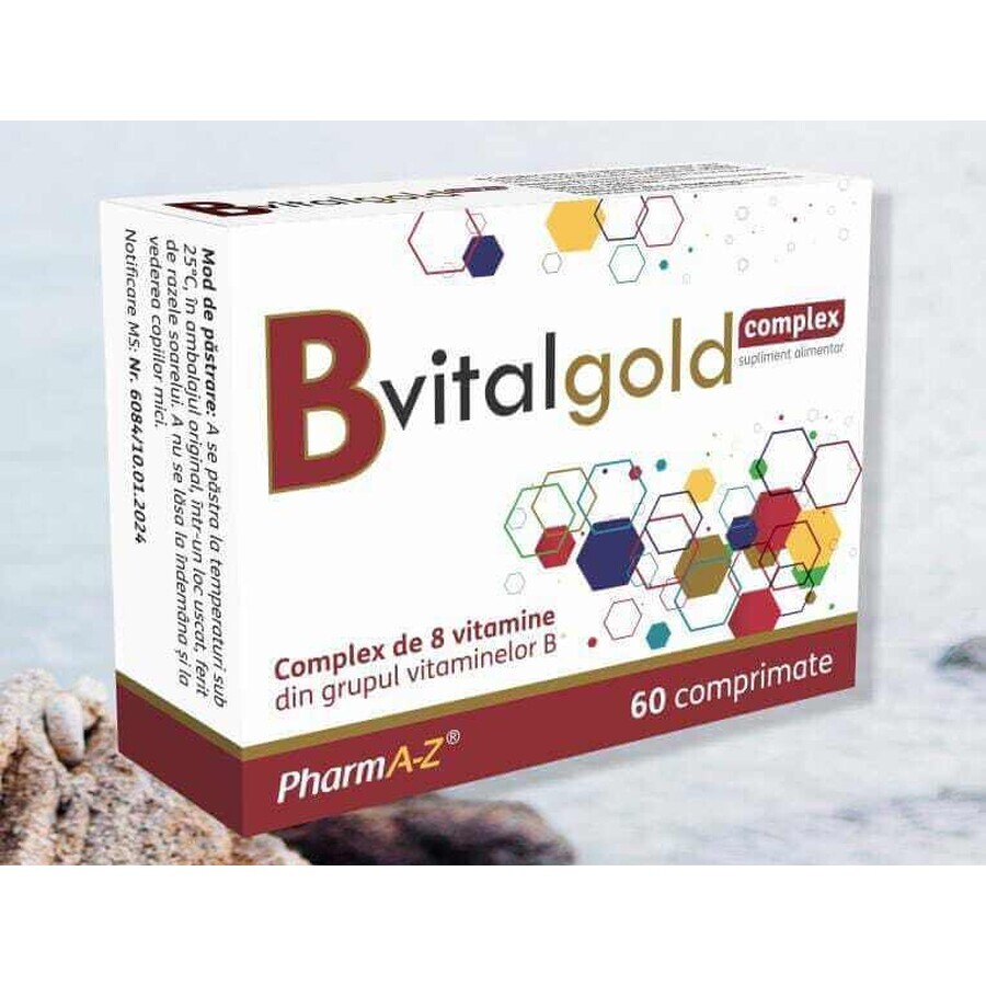 B Vitalgold Complex x 60cpr Pharm A-Z