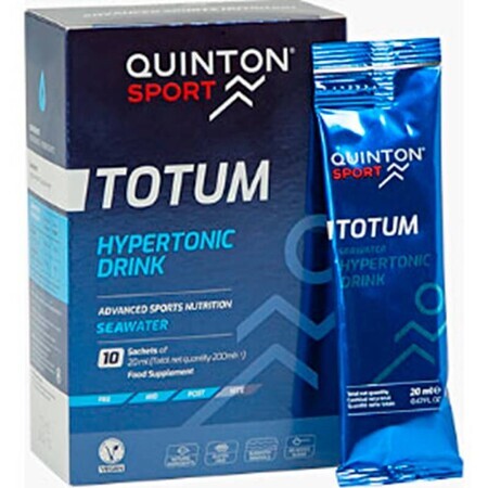 Totum Sport, 10 sachets x 20 ml, Laboratoires Quinton