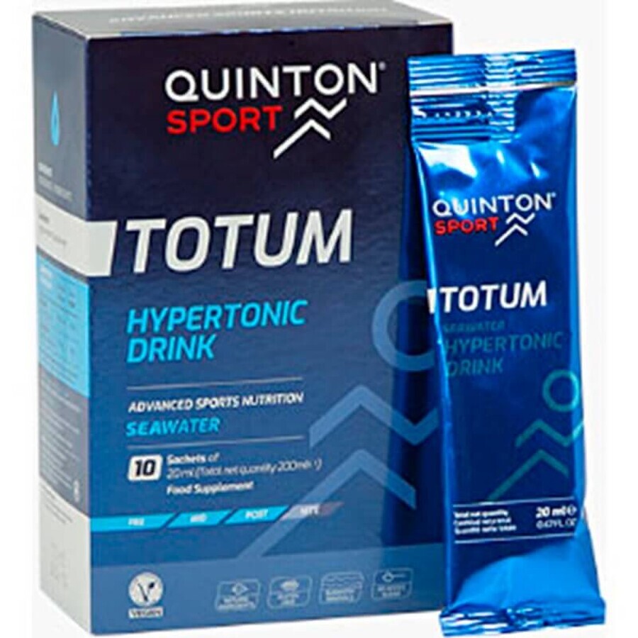 Totum Sport, 10 sachets x 20 ml, Laboratoires Quinton