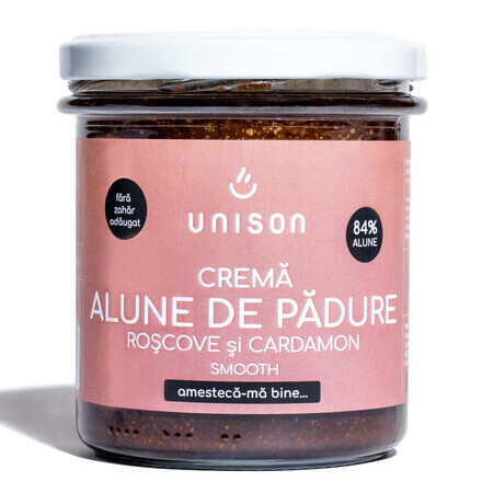 Crème de noisettes à la groseille et à la cardamone, 300 g, Unison