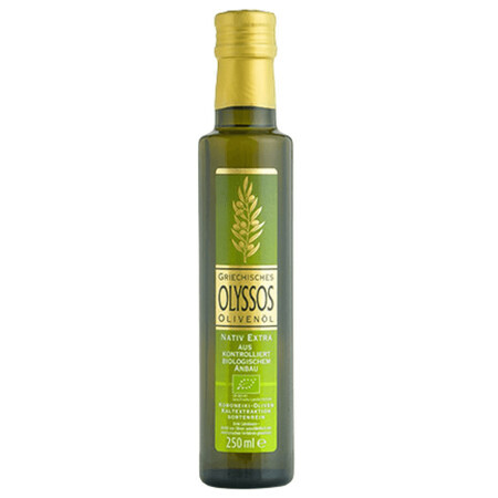 Biologische extra olijfolie van eerste persing Olyssos, 250 ml, Botzakis