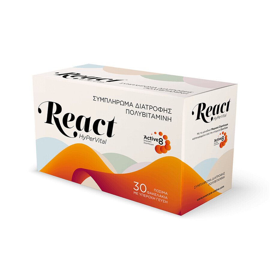 React HyPerVital, 30 bustine X 10 ml, EverCare