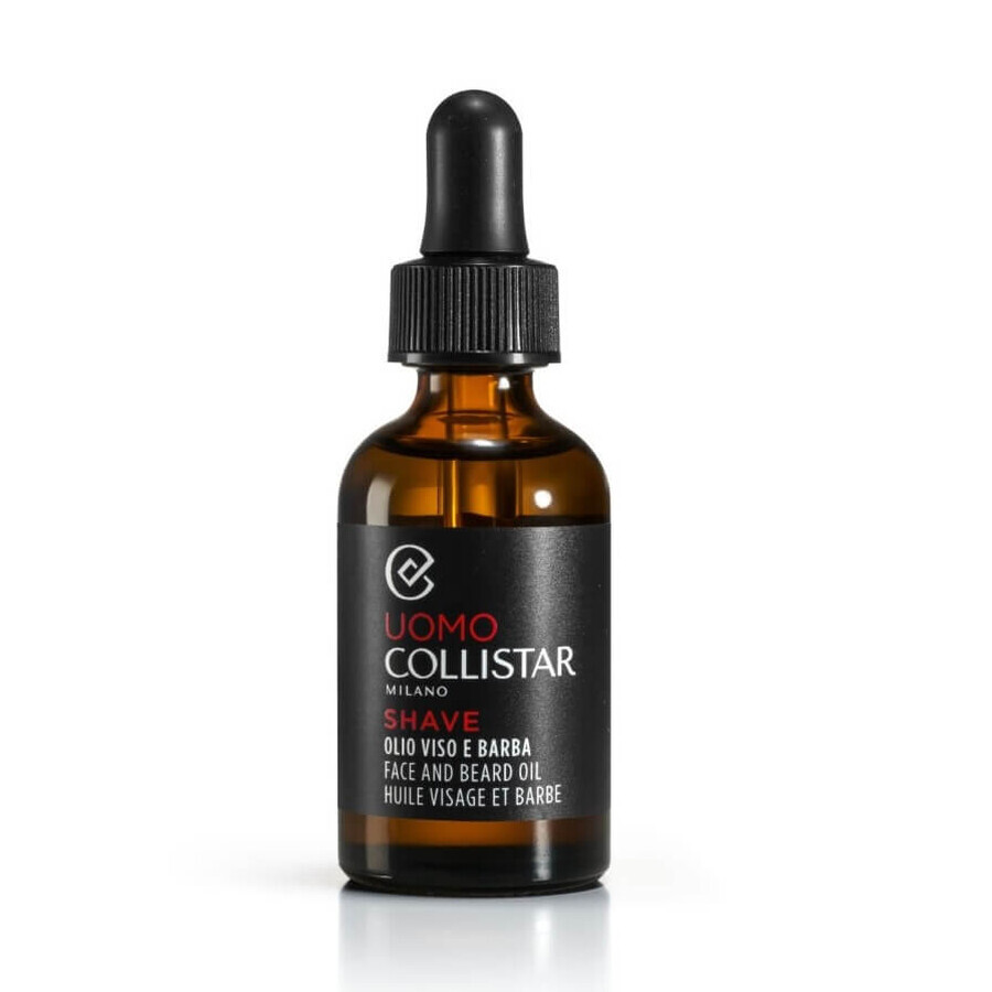 Face and beard oil, 30 ml, Collistar