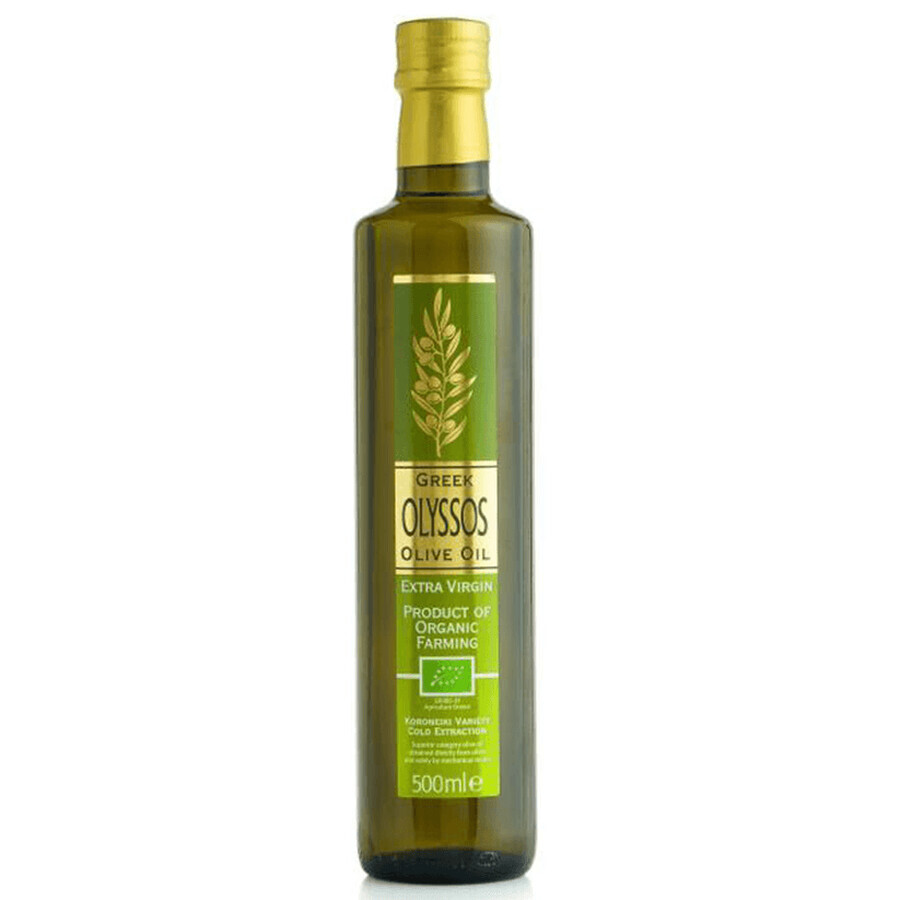 Organic extra virgin olive oil Olyssos, 500 ml, Botzakis