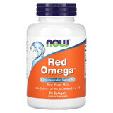 Rotes Omega mit 30 mg Coenzym Q10, 90 Weichkapseln, Now Foods