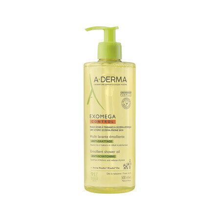 Exomega Control Olio Emolliente Doccia, 500 ml, A-Derma