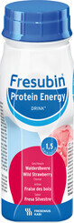 Fresubin Boisson &#233;nerg&#233;tique prot&#233;in&#233;e aromatis&#233;e &#224; la fraise, 4x200 ml, Fresenius Kabi