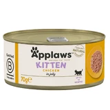 Nat kattenvoer met kip Kitten, 70 g, Applaws