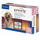 Antiparasitaire pour chiens 20-40 Kg Effitix L, 4 pipettes, Virbac