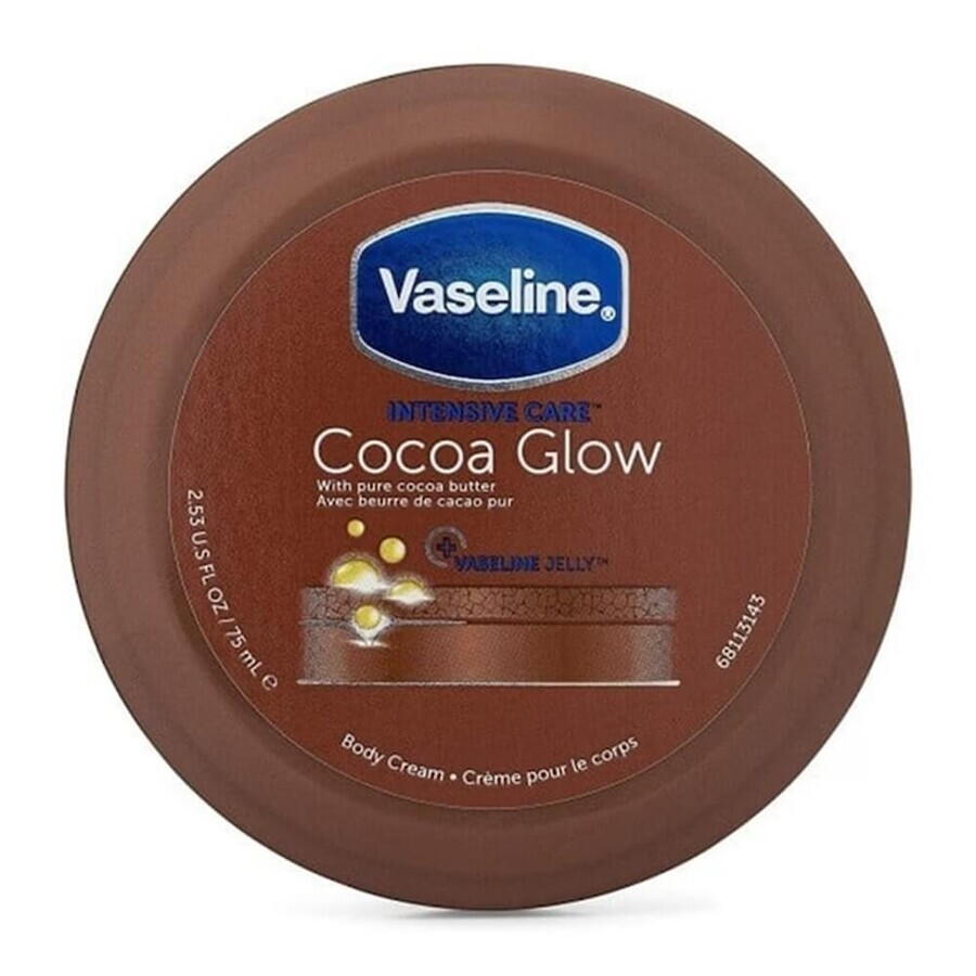 Cocoa Butter Body Cream, Cocoa Glow, 75 ml, Vaseline