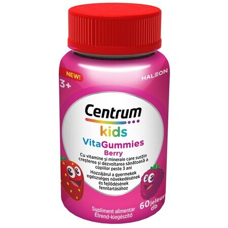 Centrum Kids VitaGummies Berry, 60 gélules, Haleon