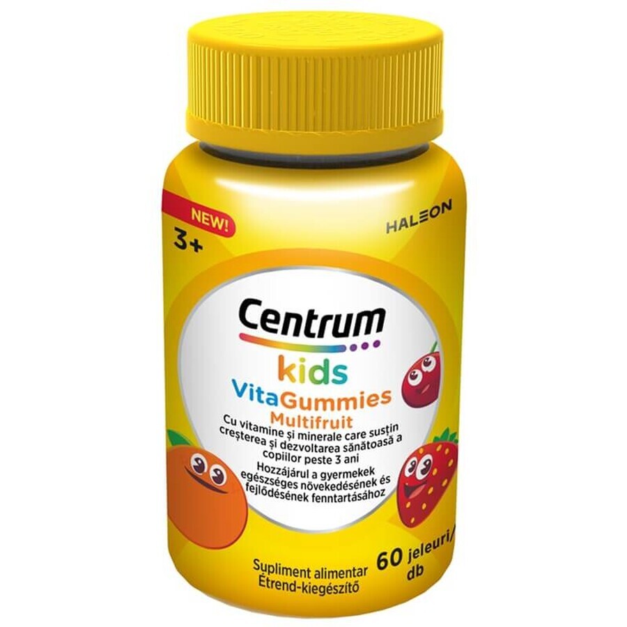 Centrum Kids VitaGummies Multifruct, 60 jeleuri, Haleon