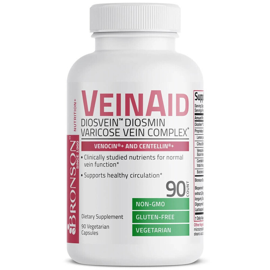 Complex for venous circulation VeinAid, 90 capsules, Bronson