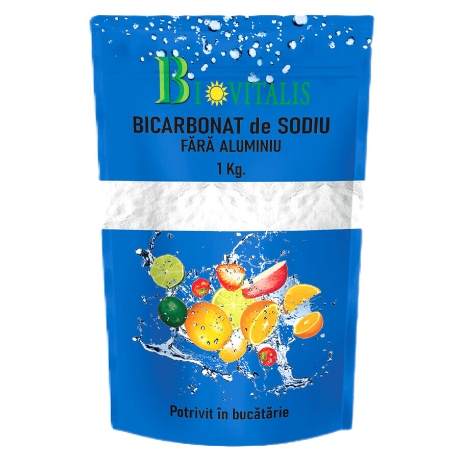 Bicarbonate de sodium, 1000 g, Biovitalis