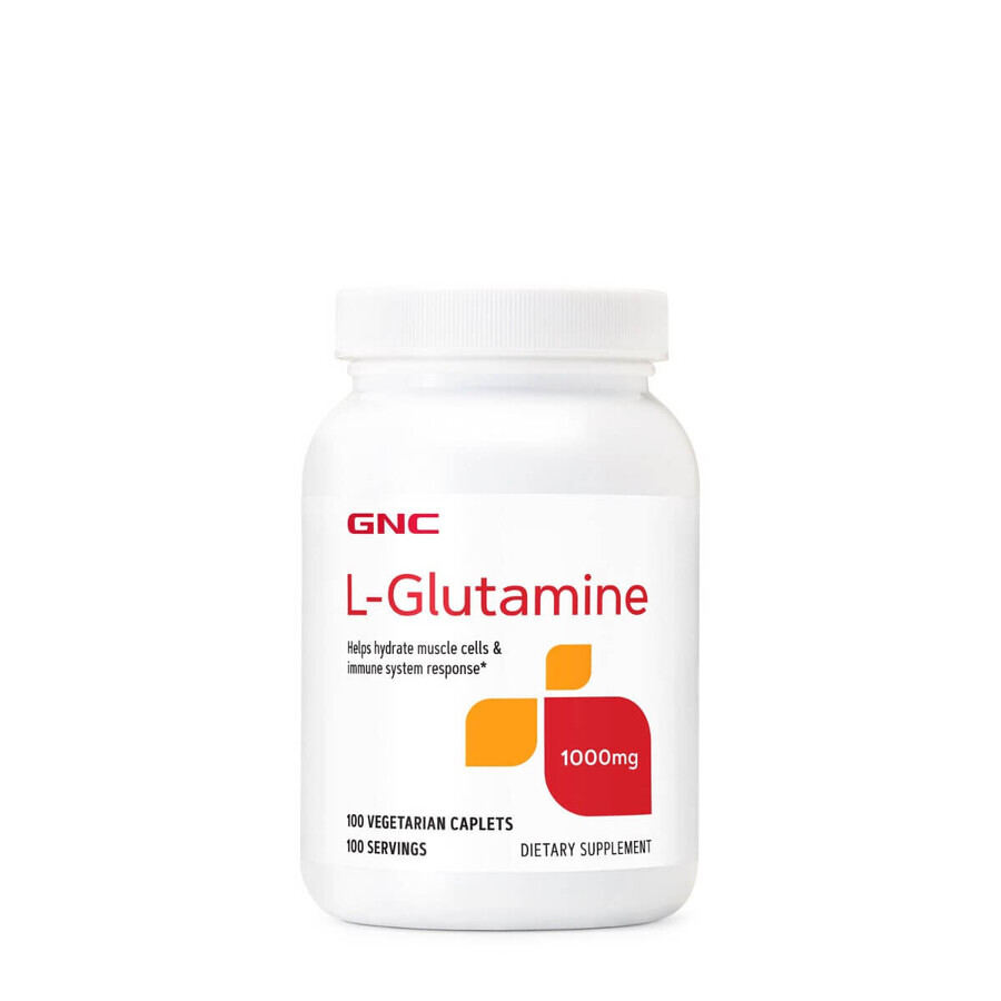 Gnc L-glutamine 1000 Mg, L- Glutamine, 100 Cps