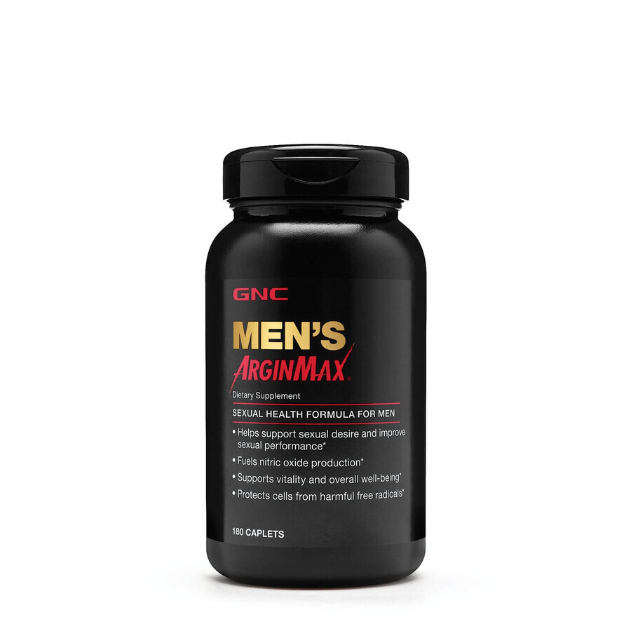 Gnc Mens Arginmax ,fórmula para la salud sexual, 180 Tb