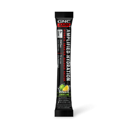 Gnc Amplified Hydration, Electrolytes à saveur de citron vert, 7.63 g