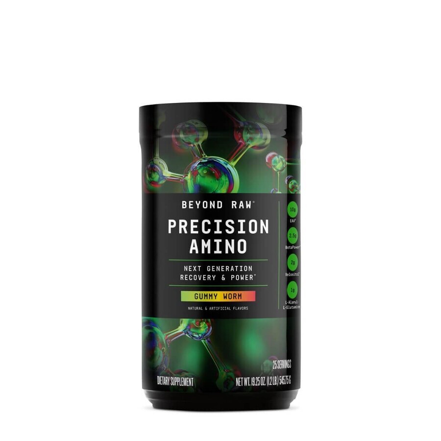 Gnc Beyond Raw Raw Precision Amino, Acides aminés avec arôme de gelée, 545,75 g