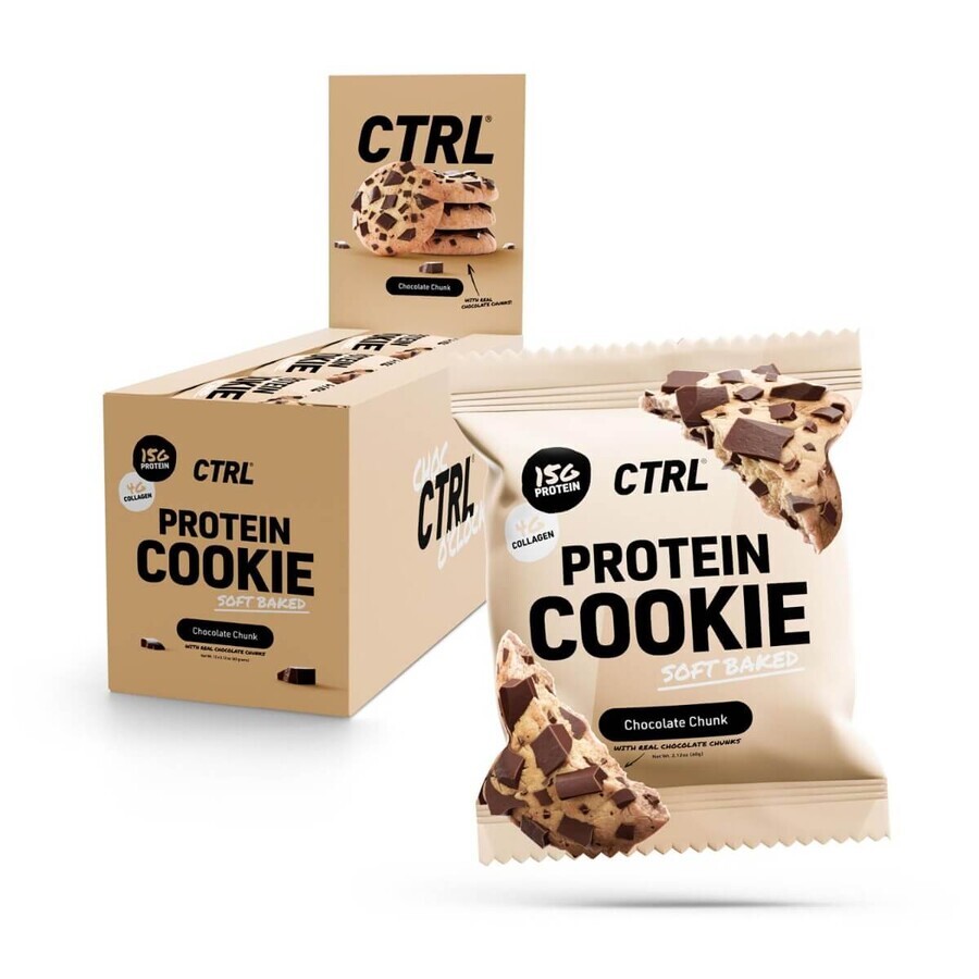 Ctrl Protein Cookie Soft Baked, biscuit protéiné à saveur de chocolat, 60 g