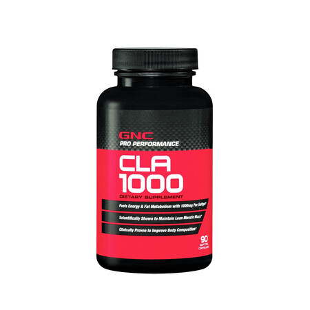 Gnc Pro Performance Cla 1000 Mg, Conjugué d'Acide Linoléique, 90 Cps