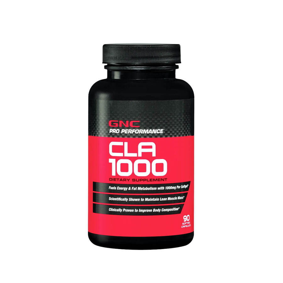 Gnc Pro Performance Cla 1000 Mg, Conjugué d'Acide Linoléique, 90 Cps