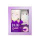 Coffret Splash Bath, mousse de bain, tablette et donuts effervescents, Blueberry, Inuwet 4 pi&#232;ces