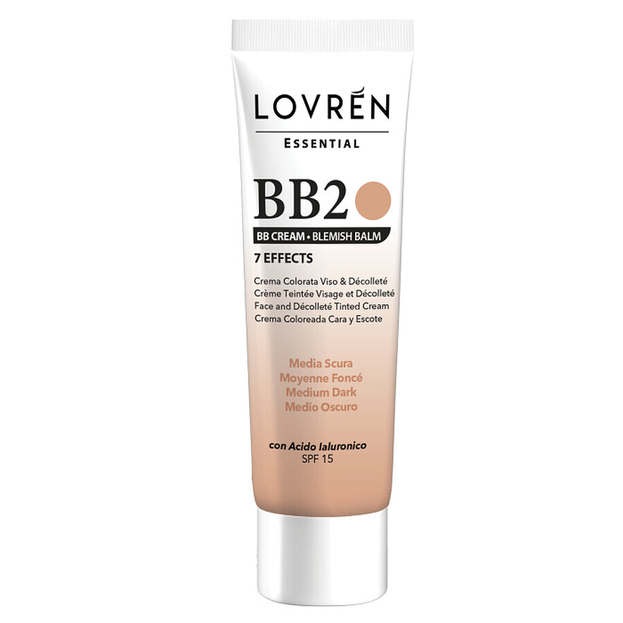 BB Cream avec SPF 15 7 Dark Effects, 25 ml, Lovren