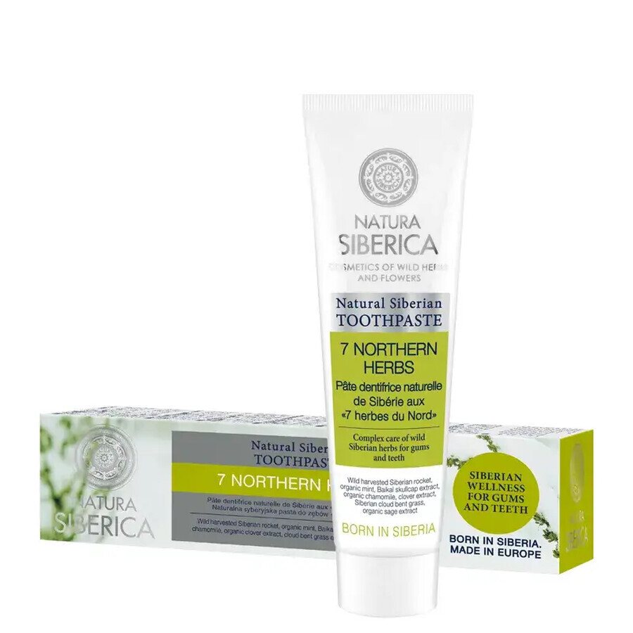 Natura Siberica Dentifrice naturel sibérien "7 herbes nordiques".