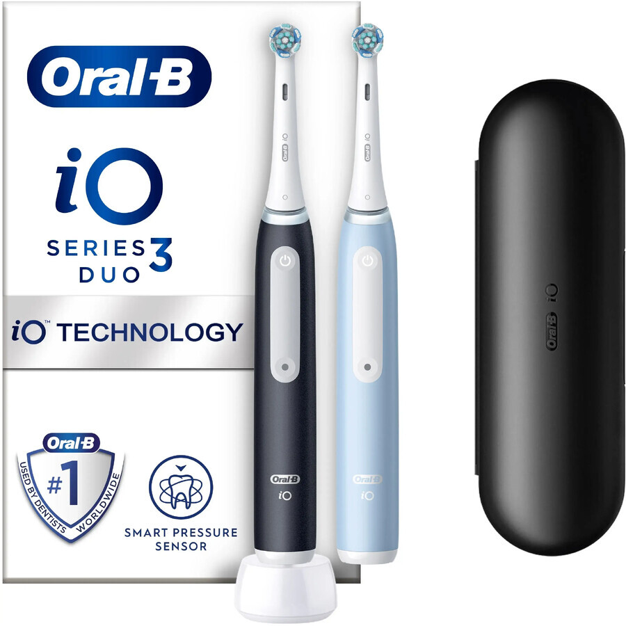 Oral B EK Duo iO iO Series 3 Noir et bleu