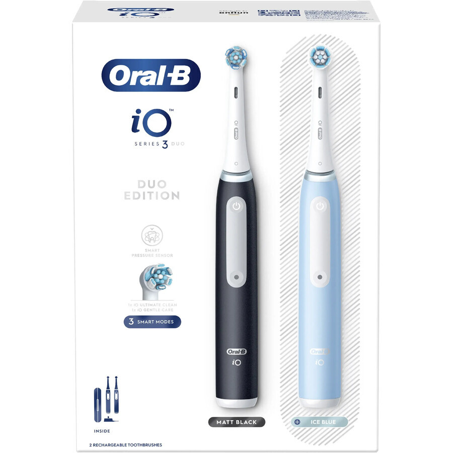 Oral B EK Duo iO iO Series 3 Noir et bleu