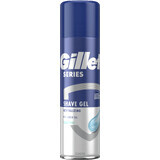 Gillette Series Gel de rasage revitalisant pour hommes au thé vert 200 ml