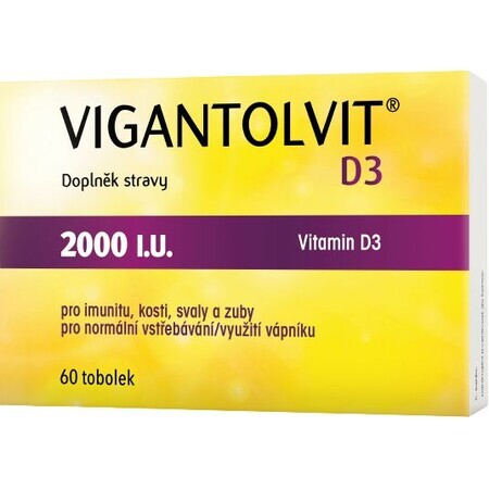 Vigantolvit D3 2000 IU 60 hard capsules