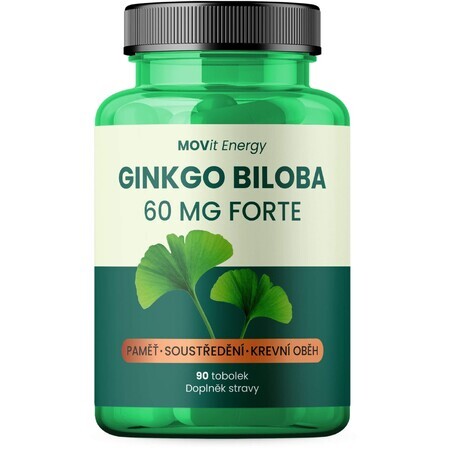 Movit Energy Ginkgo Biloba 60 mg Fort 90 gélules