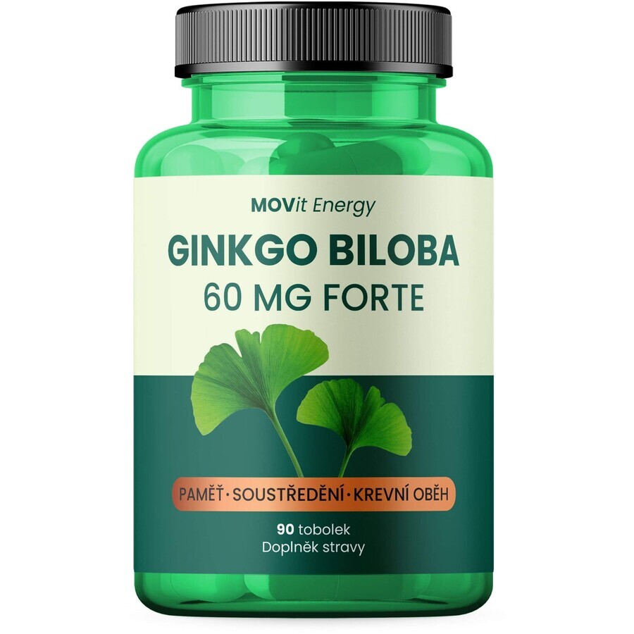 Movit Energy Ginkgo Biloba 60 mg Fort 90 gélules