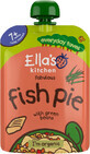 Ella&#39;s Kitchen Saumon bio avec l&#233;gumes 130 g