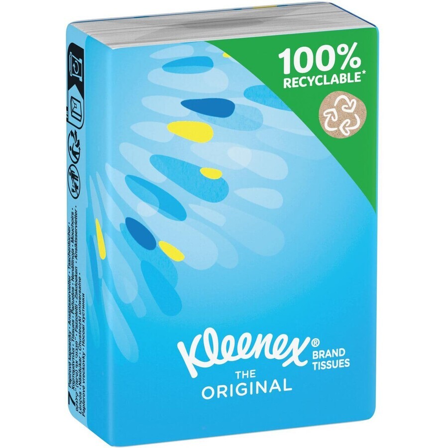 Mouchoirs en papier Kleenex Original Mini Hanks 15 paquets