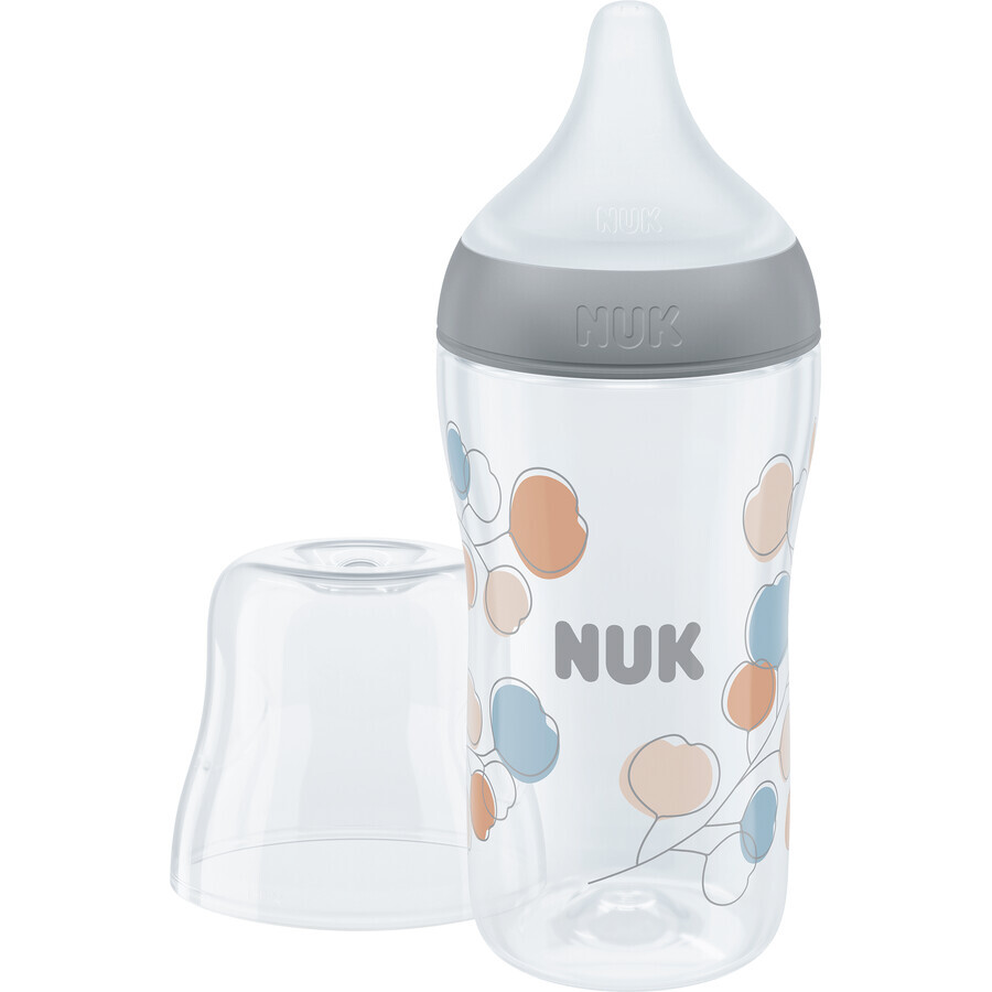 Bouteille Nuk Perfect Match avec contrôle de la température, grise 260 ml