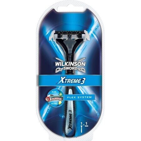 Rasoir Wilkinson Sword Xtreme3 System + 1 tête de rechange