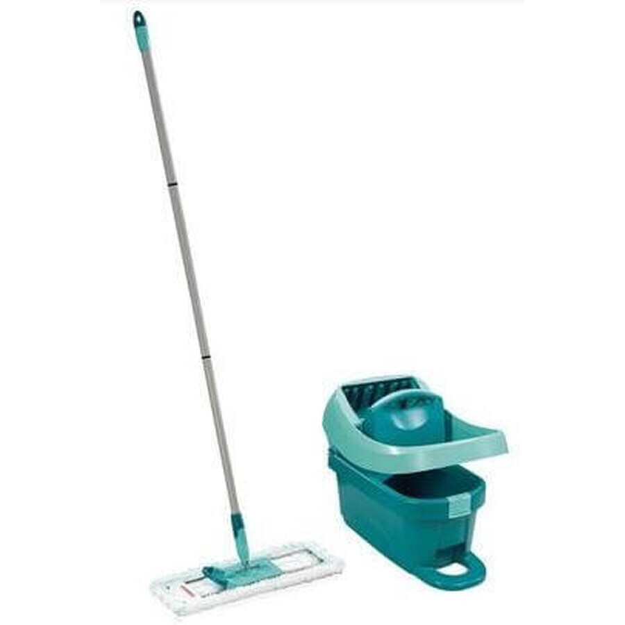 Leifheit Profi Profi Mop + Profi Bucket Set with leg wringer with wheels 2 pcs