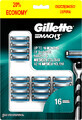 Gillette Mach3 t&#234;tes de remplacement 16 pcs