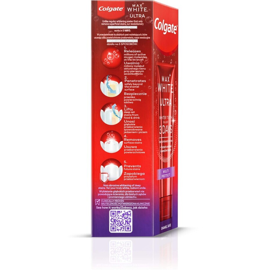 Colgate Max White Ultra Multiprotect Whitening Toothpaste 50 ml