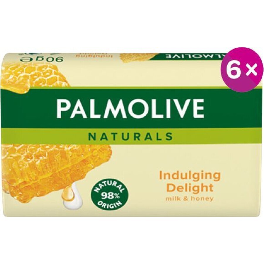 Savon Palmolive Naturals Lait et Miel 6 x 90 g