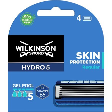 Wilkinson Sword Hydro 5 Skin Protection têtes de remplacement 4 pièces