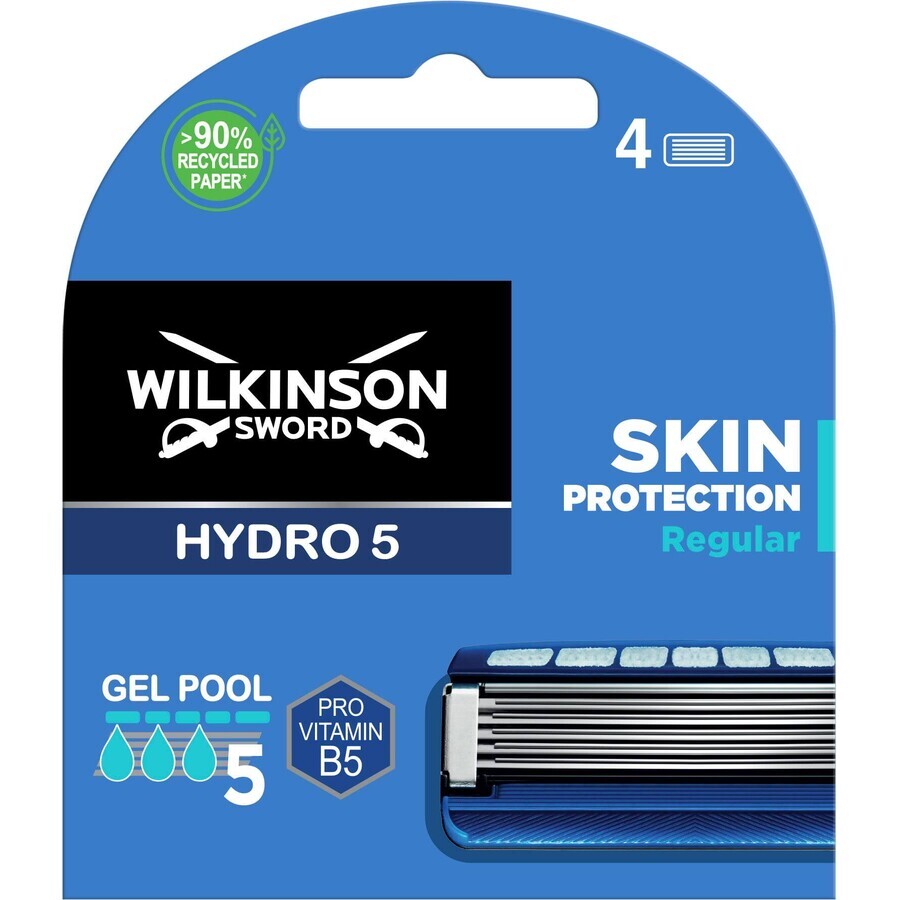 Wilkinson Sword Hydro 5 Skin Protection têtes de remplacement 4 pièces