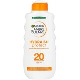 Garnier Ambre Solaire Loțiune cu protecție solară medie pentru pielea ușor bronzată cu OF 20, 200 ml