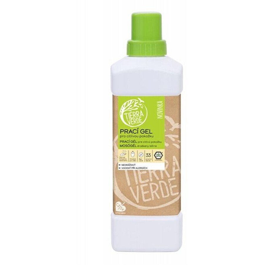 Washing gel for sensitive skin Tierra Verde Sapunnut Bottle 1 l