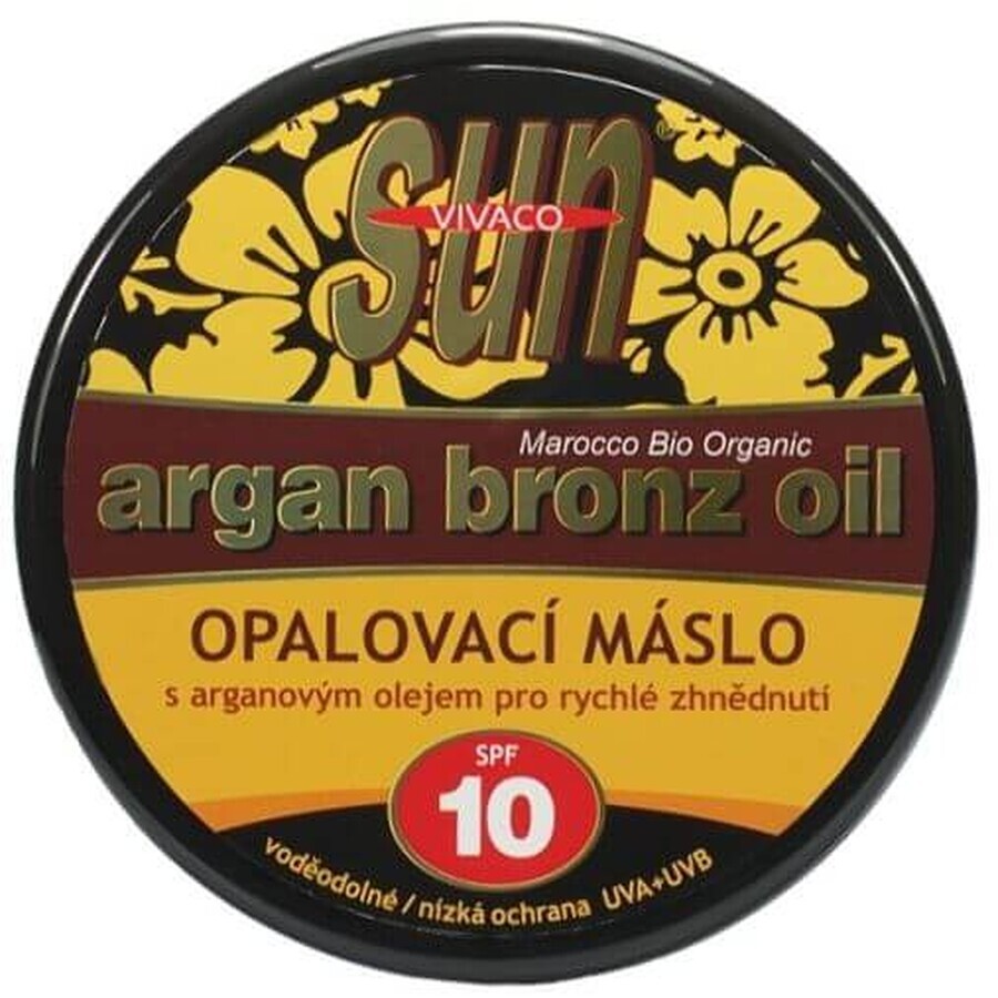 Vivaco Unt bronzant cu ulei de argan pentru bronzare rapidă SPF10 200 ml