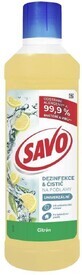 D&#233;sinfectant et nettoyant pour sols Savo Lemon 1 litre