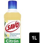 Désinfectant et nettoyant pour sols Savo Lemon 1 litre